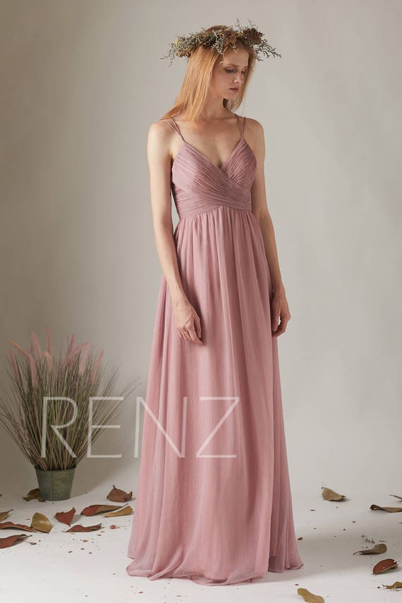 V-Neck Bridesmaid Dresses